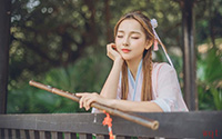 唯美俏丽的古装美女写真(9)