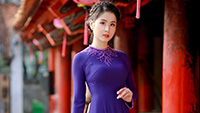 优雅时尚的旗袍美女(9)