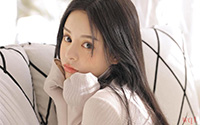 高颜值美女干净白皙居家写真(9)