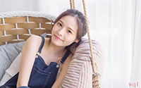 性感美女牛仔背带裤清新写真(7)