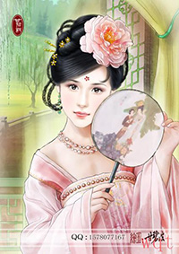 轻罗小扇手绘古装美女(10)