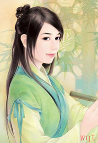 手绘清纯古装美女(11)