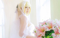 唯美浪漫婚纱cos写真壁纸(10)